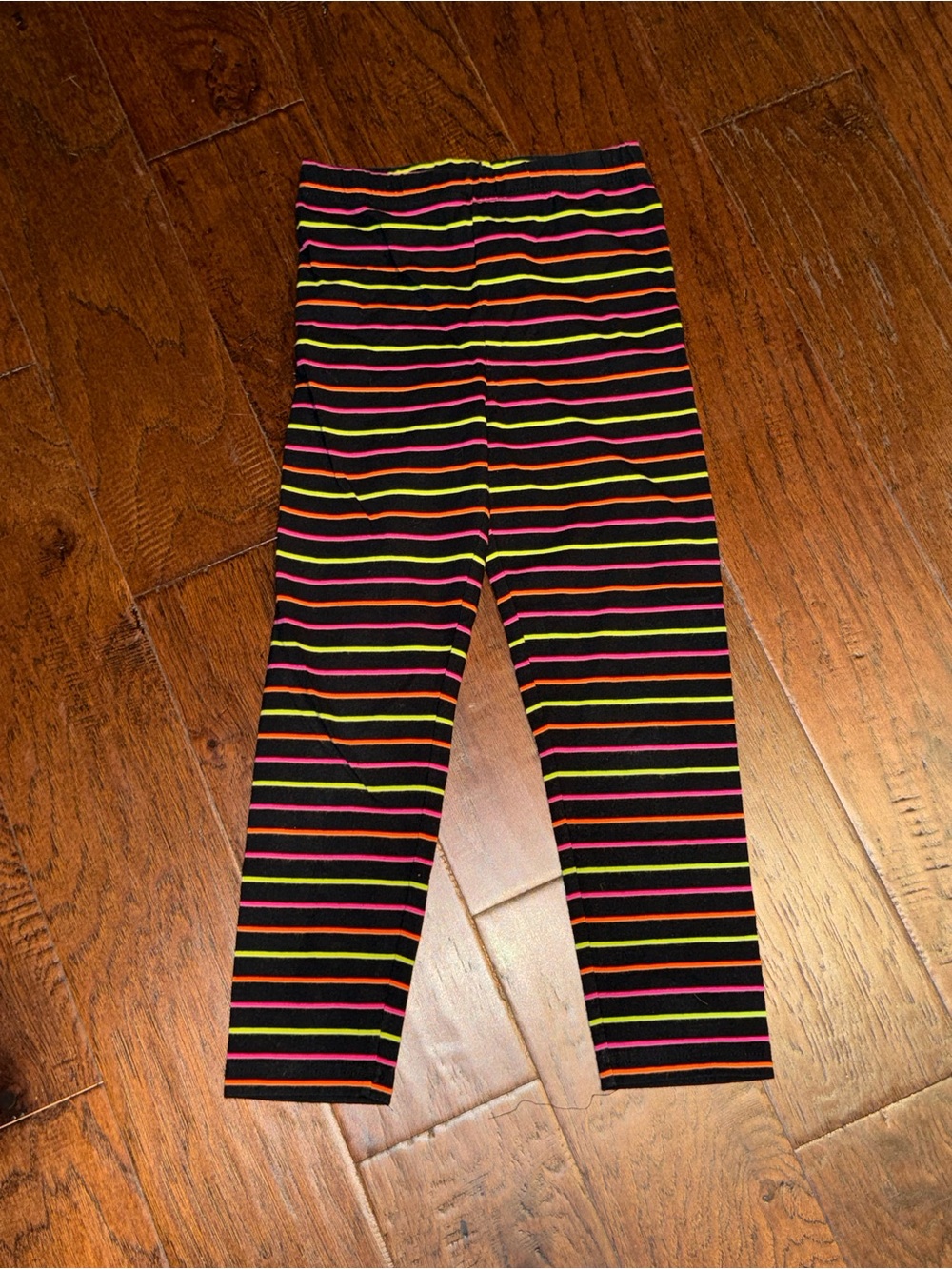 NWOT Target Girls Multi-colored striped leggings size 6/6x